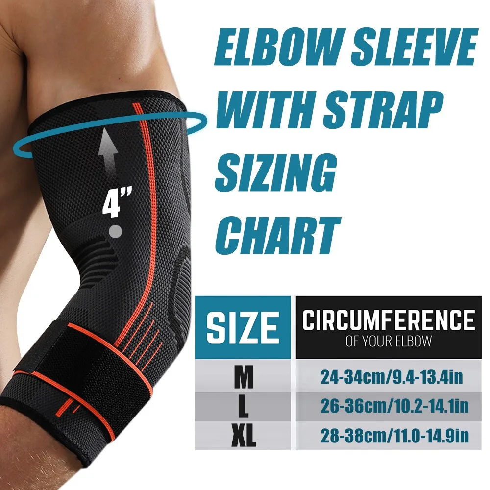 1pc Elbow Compression Sleeves for Tendonitis,tennis Elbow Weightlifting