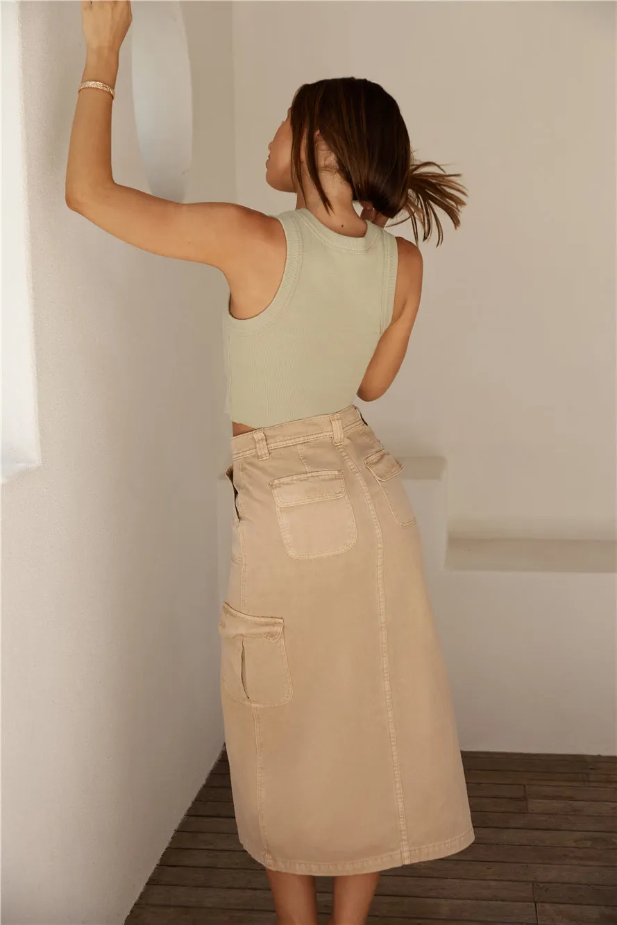 ABRAND Heather Singlet Sage