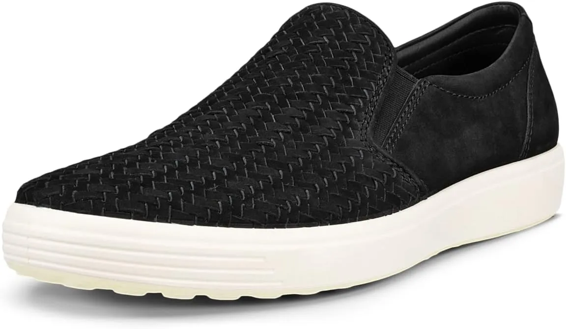 ECCO Womens Soft 7 Woven Slip On 2.0 Sneaker