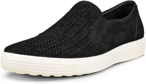 ECCO Womens Soft 7 Woven Slip On 2.0 Sneaker