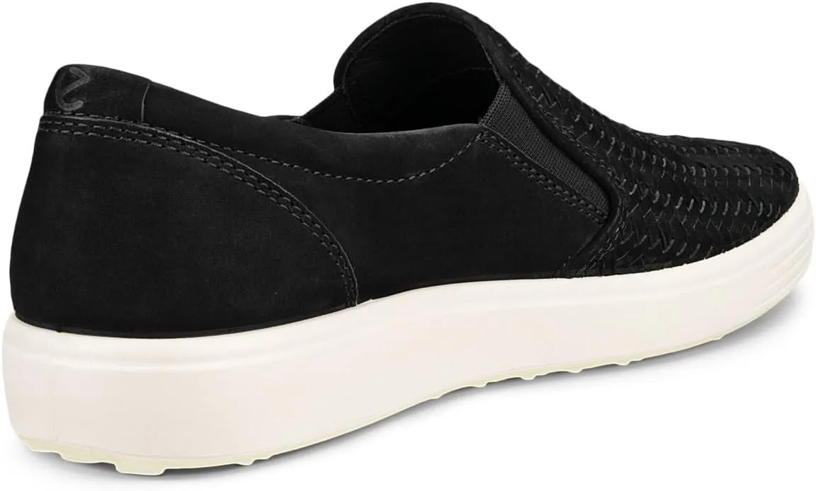 ECCO Womens Soft 7 Woven Slip On 2.0 Sneaker