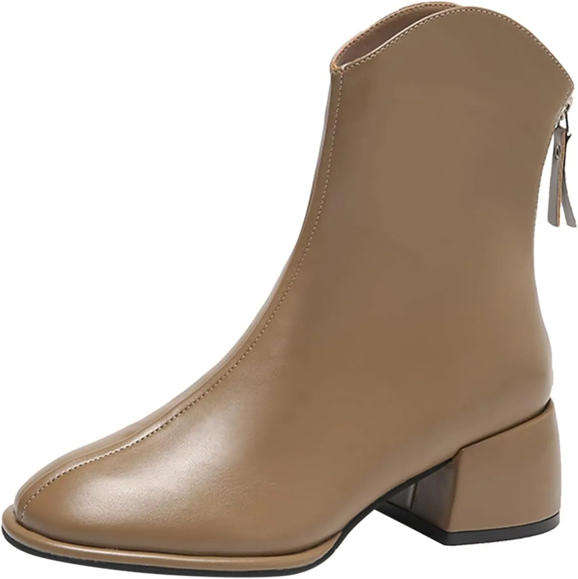 Gibobby Cowgirl Boots Women Knee Length Boots Retro Combat Knight Boots Closed Toe Motorcycle Low Heel Outdoor Western Shoes 52