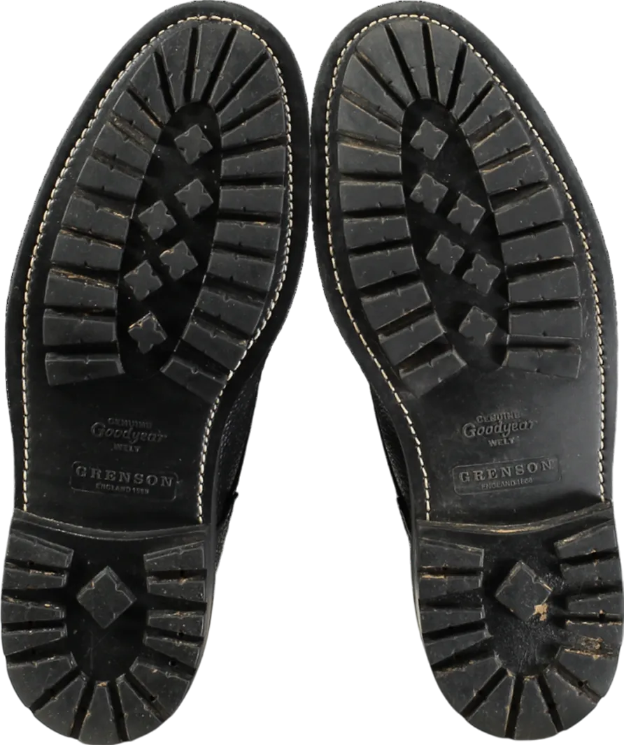 Grenson Black Tredtray Boots UK 10.5 EU 44.5 