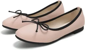 INEELUYI Women's Flats Comfortable Slip On Ballet Flats Soft Bow Flat Shoes