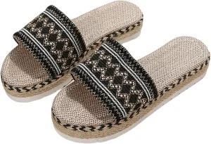 Ladmiple Sandals for Women Dressy Summer,Womens 2023 Cute Bow Knot Beach Comfy Flip Flops Casual Platform Shoes Sandals