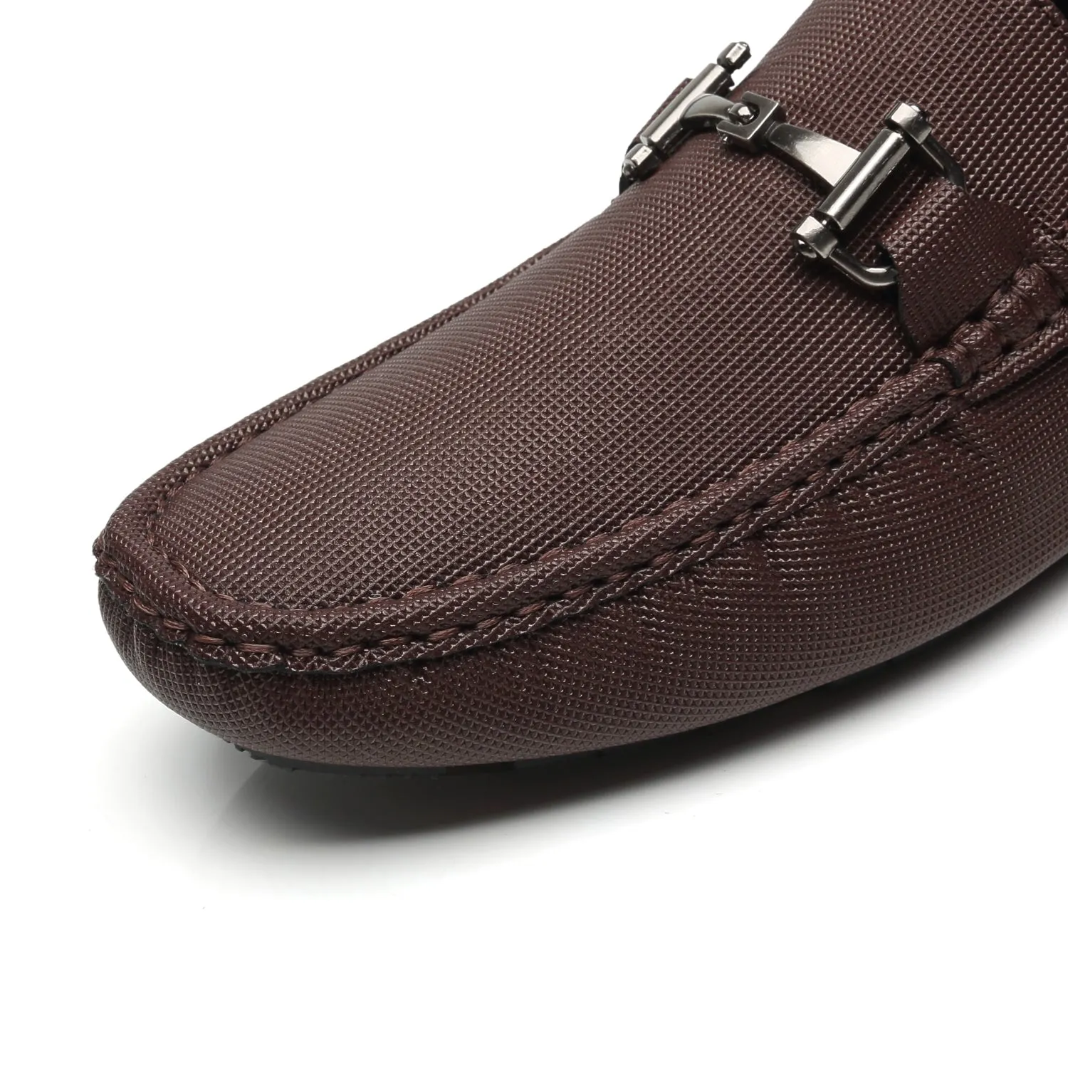 Men's Driving Moccasins Rover-1-burgundy