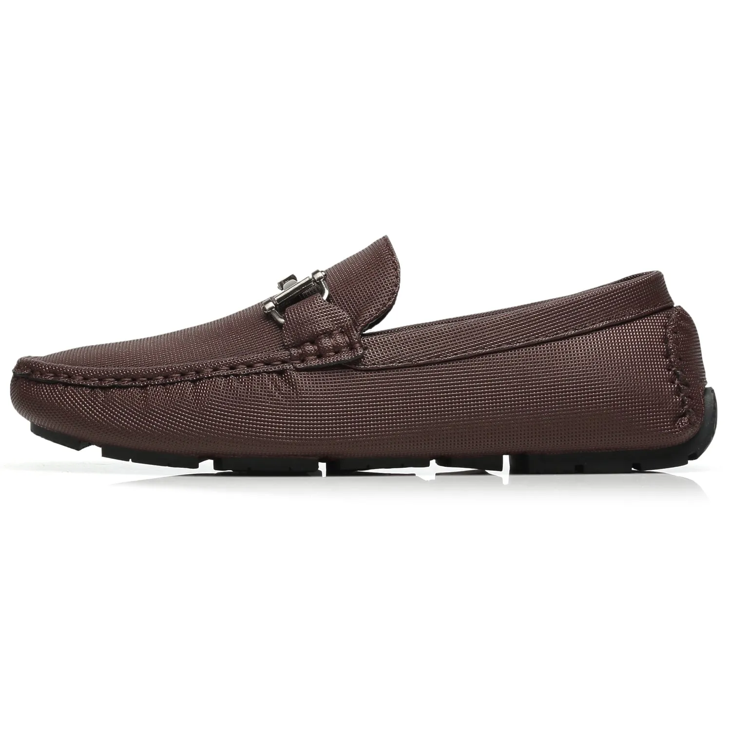 Men's Driving Moccasins Rover-1-burgundy