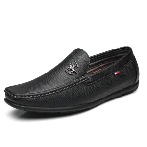 Men's Driving Moccasins Slip On Loafers Edwin-1-black