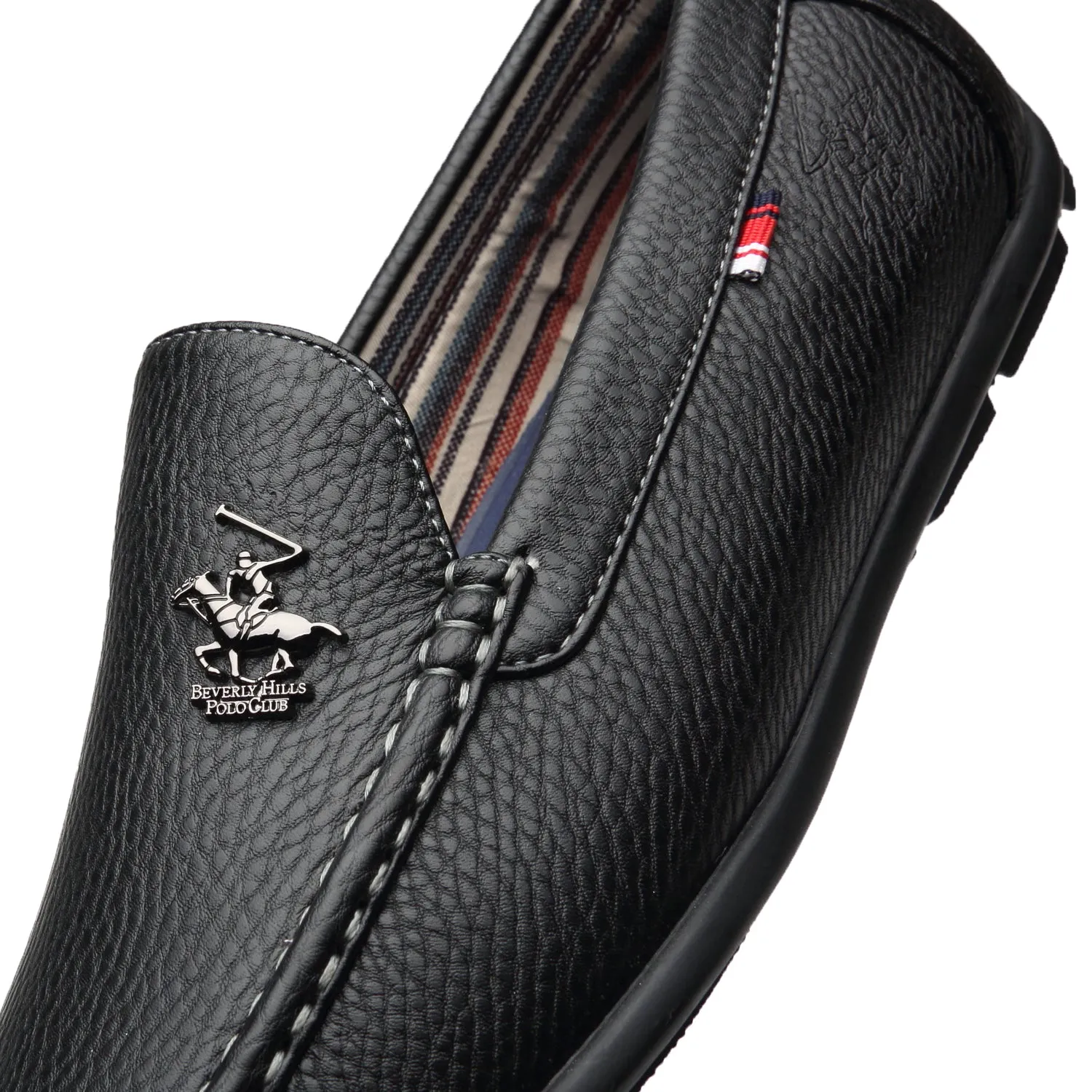 Men's Driving Moccasins Slip On Loafers Edwin-1-black
