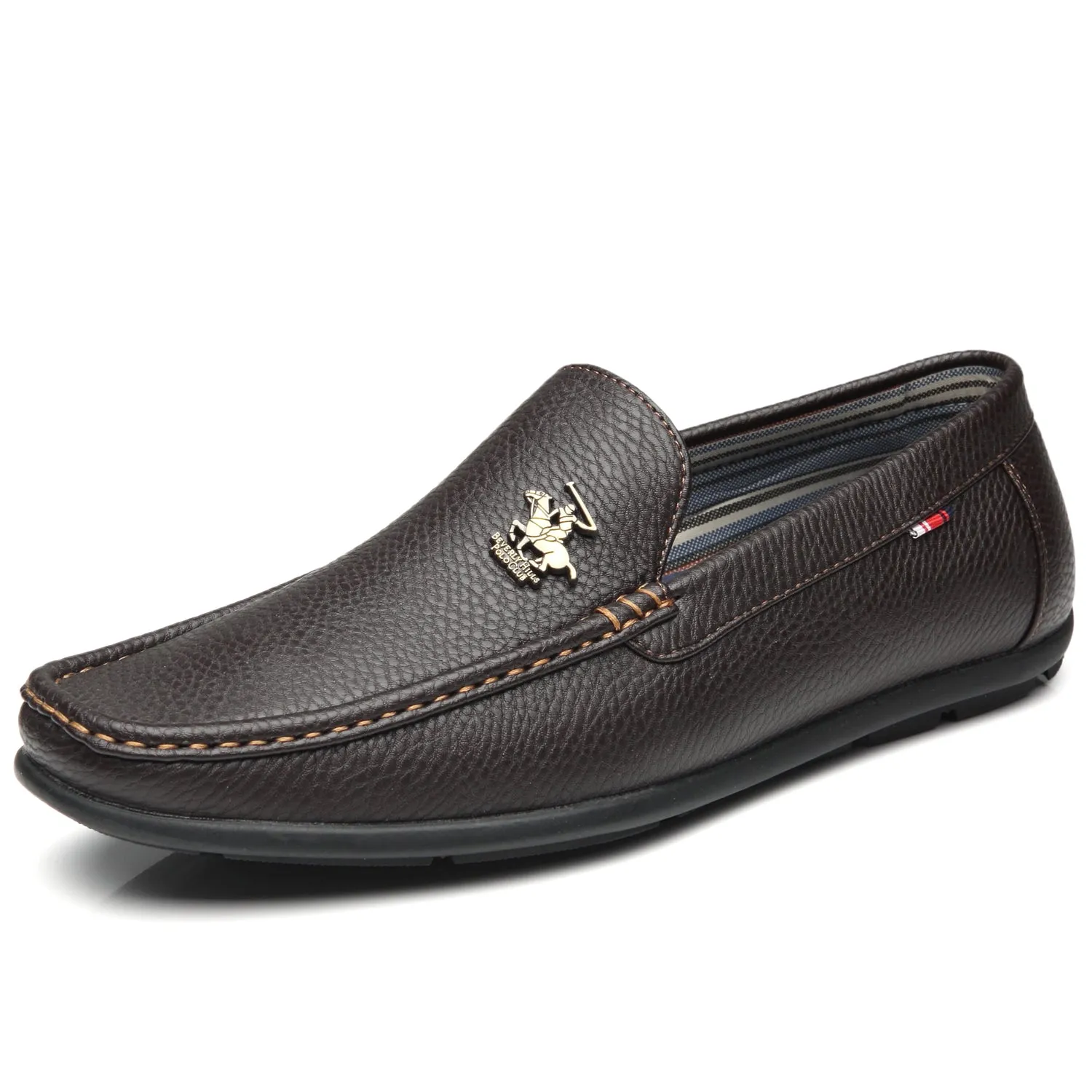 Men's Driving Moccasins Slip On Loafers Edwin-1-brown
