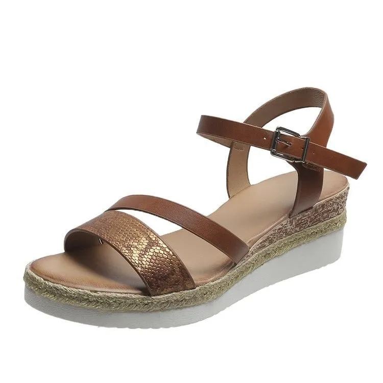 OCW Orthopedic Sandals For Women Buckle Strap Non-slip Outsoles