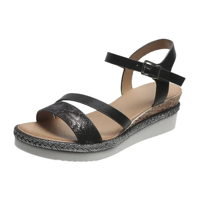 OCW Orthopedic Sandals For Women Buckle Strap Non-slip Outsoles