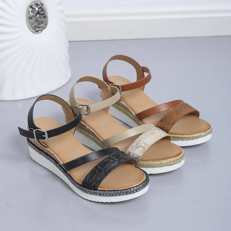 OCW Orthopedic Sandals For Women Buckle Strap Non-slip Outsoles