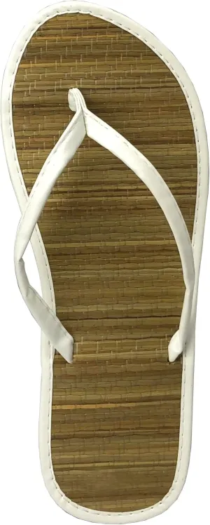REDVOLUTION Women's Bamboo Sandal Flip-Flops Flats Beach Summer Shoe