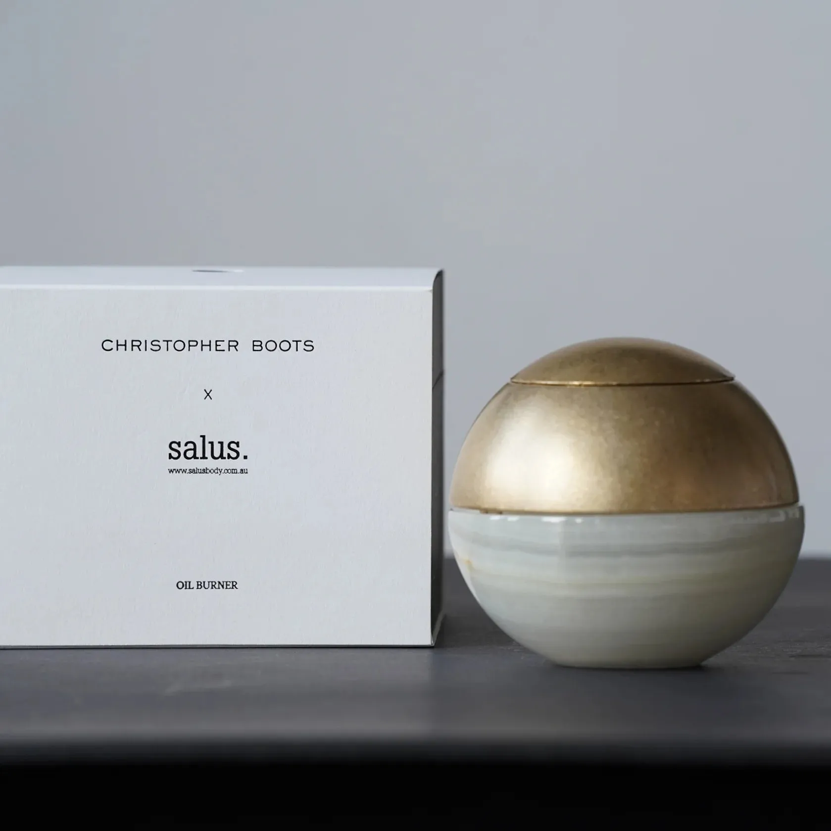 Salus X Christopher Boots Oil Burner