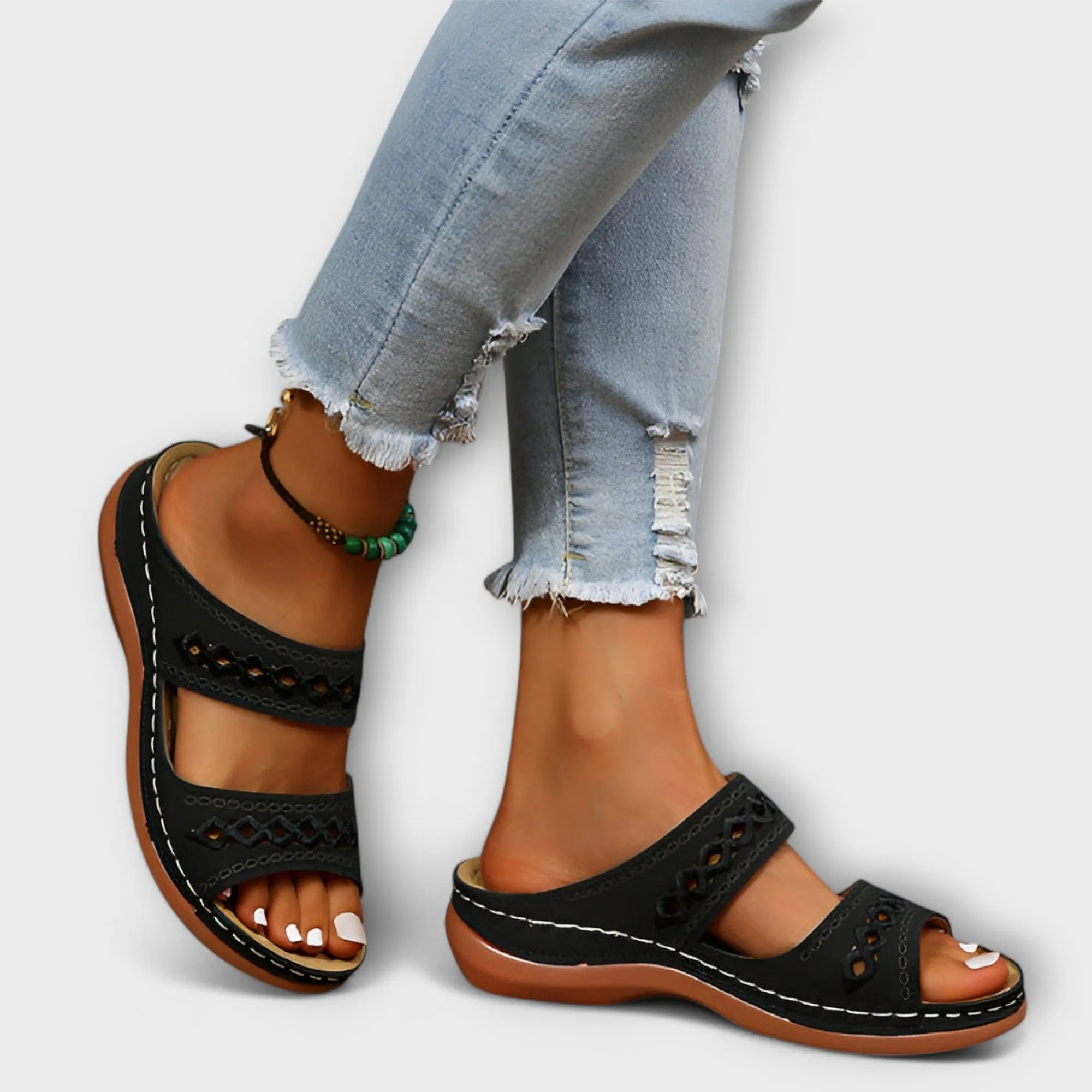 Talia Orthopedic Open-Toe Sandals,