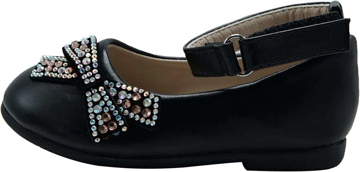 Toddler/Little Kid Girl's Ballet Flat Ankle Strap Shoes Party Dress Shoes